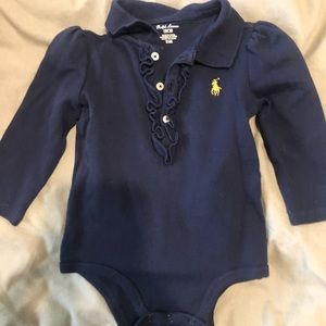 Navy blue polo Ralph Lauren 12 month